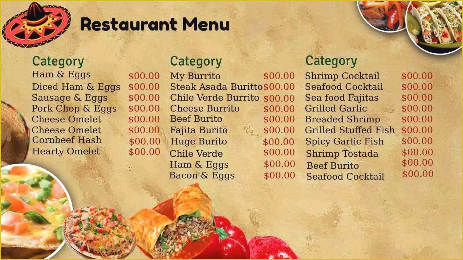 57 Free Digital Menu Templates