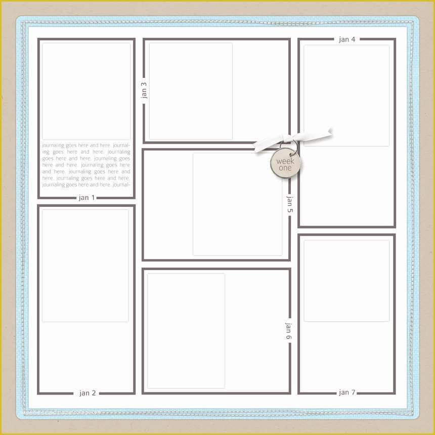 Free Digital Scrapbooking Templates Of Every Day Imagination Template Tuesday Free Digital