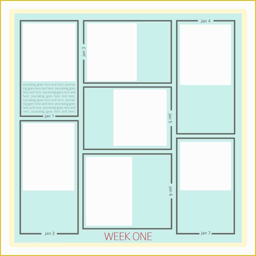 Free Digital Scrapbooking Templates Of Every Day Imagination Template Tuesday Free Digital
