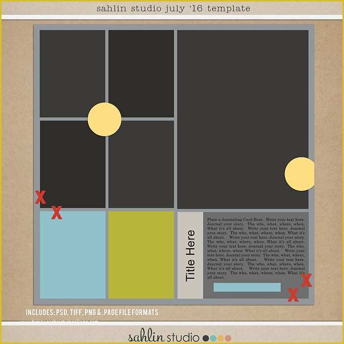 Free Digital Scrapbooking Templates Of Free Digital Scrapbooking Template Sketch – July 2016