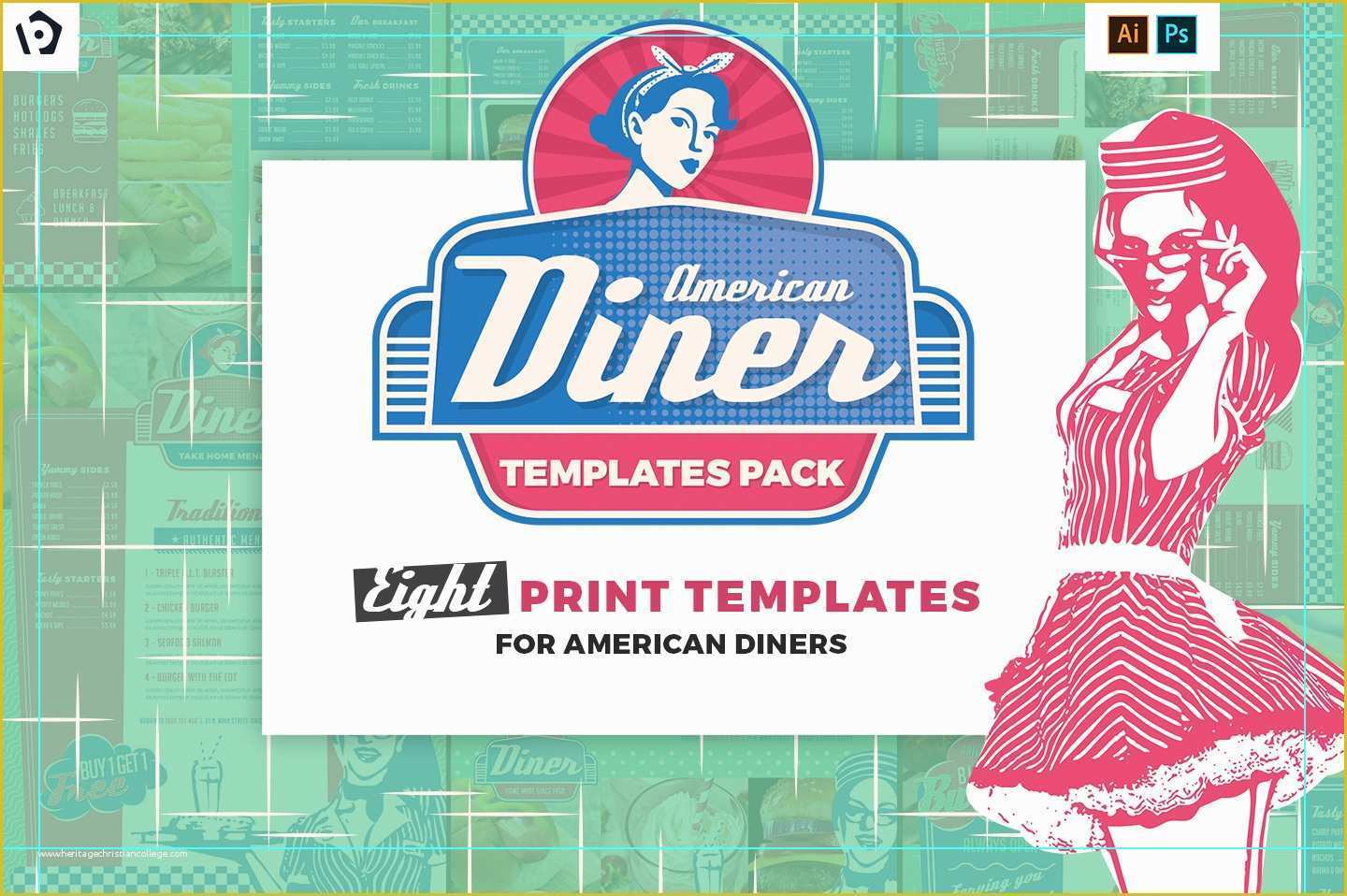 Free Diner Menu Template Of American Diner Templates Pack by Brandpacks Brandpacks