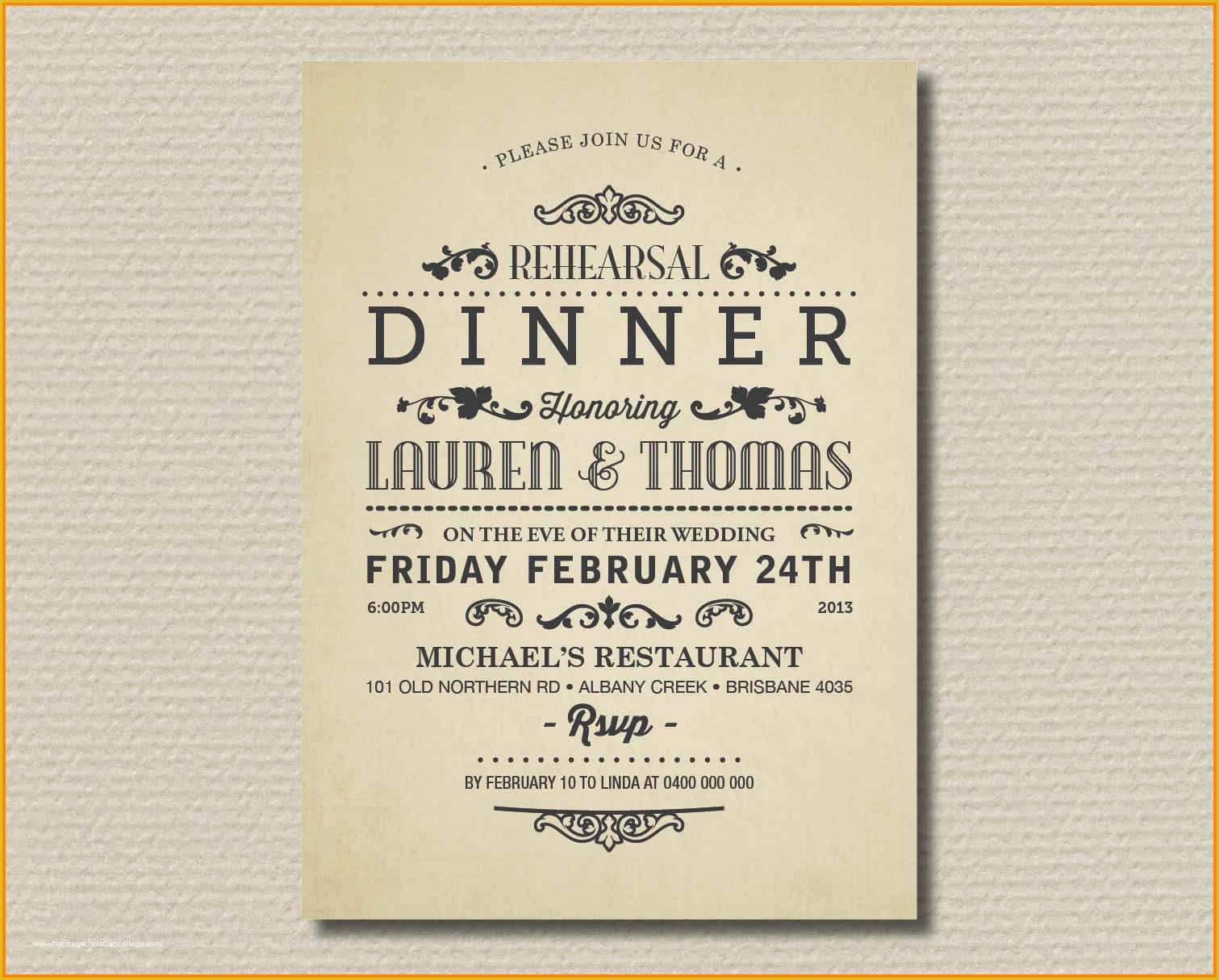 Free Dinner Party Invitation Templates Of 6 Dinner Party Invitation Templates Free