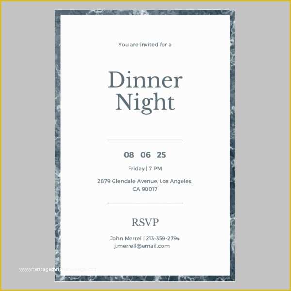 Free Dinner Party Invitation Templates Of 7 Birthday Dinner Invitation Design Templates Psd Ai