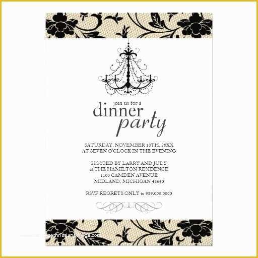 Free Dinner Party Invitation Templates Of Fancy Dinner Party Invitations Zazzle