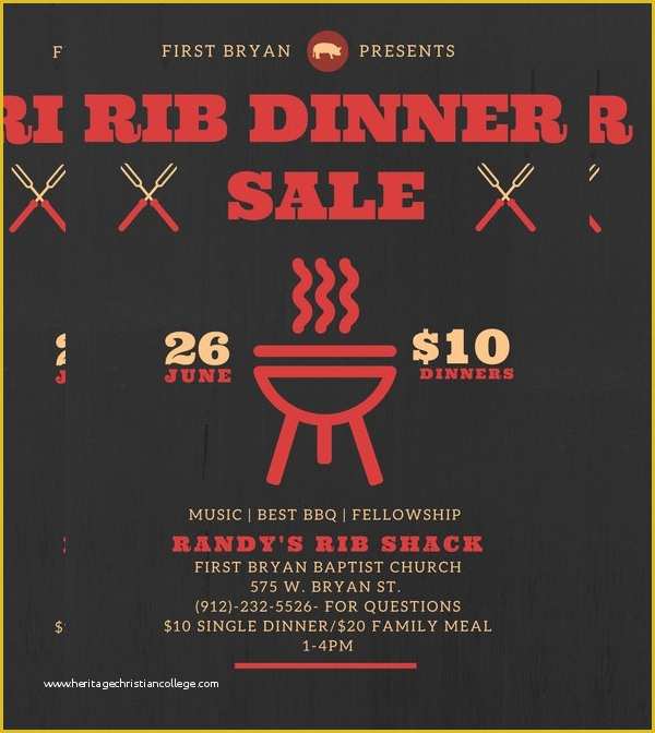 Free Dinner Sale Flyer Template Of 20 Dinner Flyers Psd Vector Eps Word