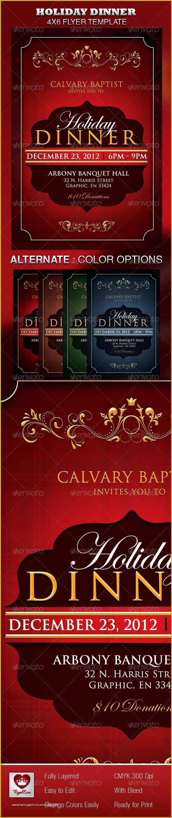 Free Dinner Sale Flyer Template Of 5 Best Of Holiday Flyer Templates Church Dinner