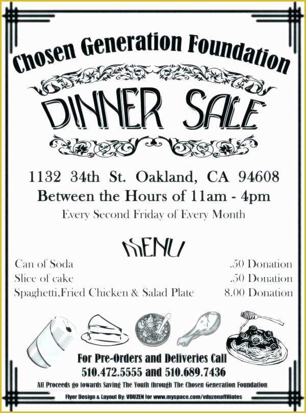 Free Dinner Sale Flyer Template Of Dinner Plate Template Circle Template Dinner Plate