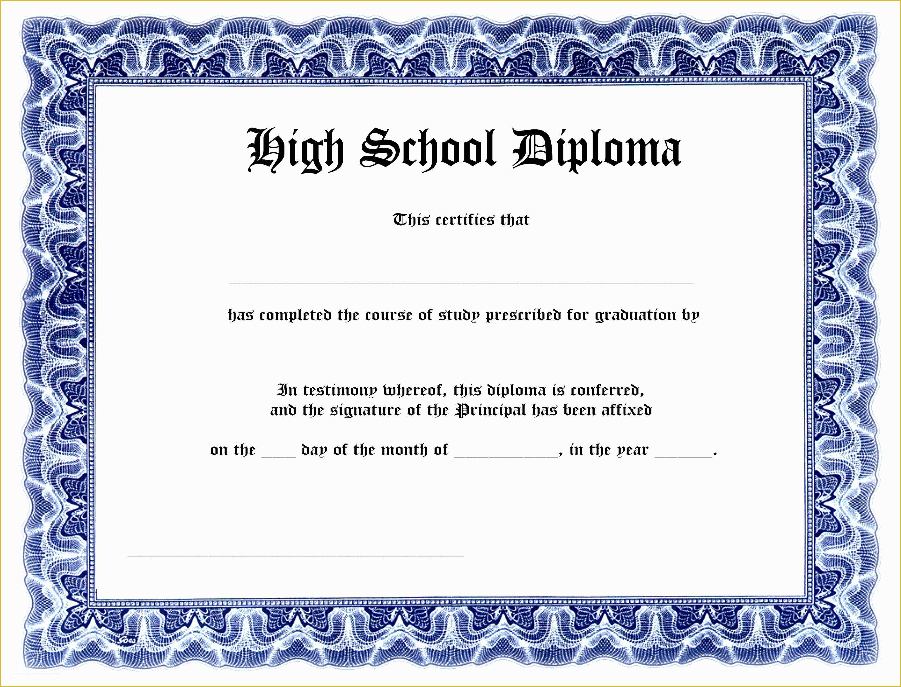 Free Diploma Templates Of 9 Printable Fake Diploma Templates Tiati