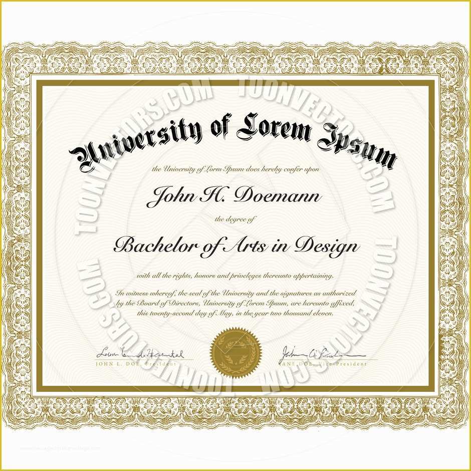 Free Diploma Templates Of Free Printable Certificates