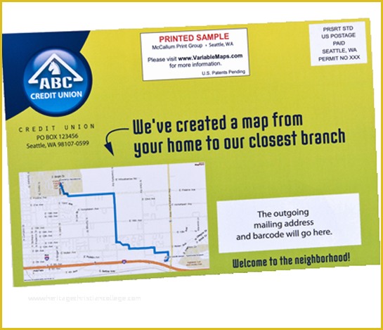 Free Direct Mail Postcard Templates Of Direct Mail Postcards with Personalized Maps Postcard