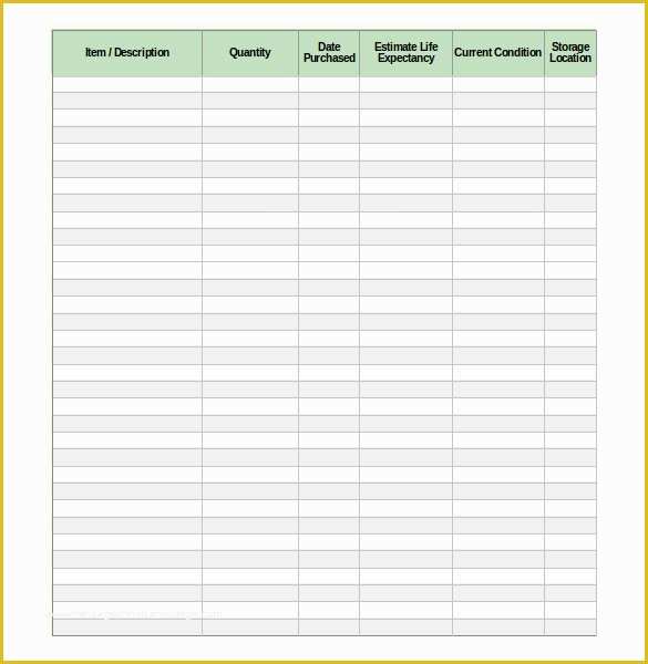 Free Directory Template for Word Of Inventory List Template 13 Free Word Excel Pdf