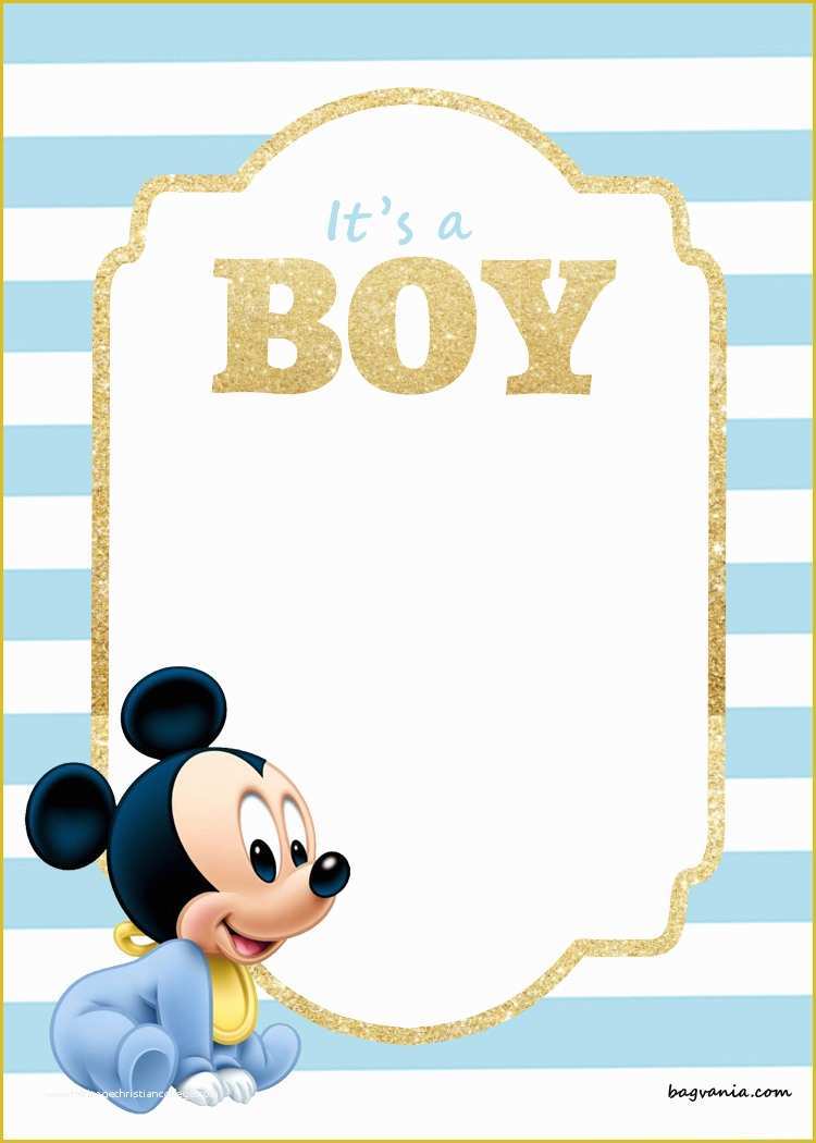 Free Disney Baby Shower Invitation Templates Of Free Printable Disney Baby Shower Invitations