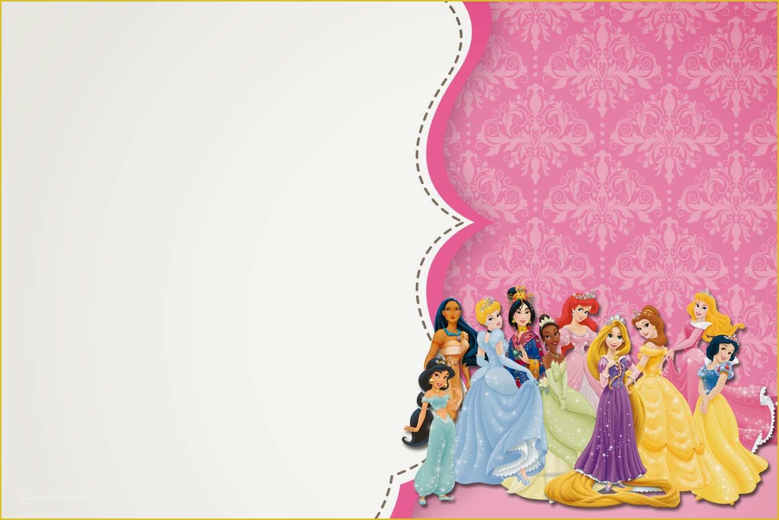Free Disney Baby Shower Invitation Templates Of Princess themed Baby Shower Ideas