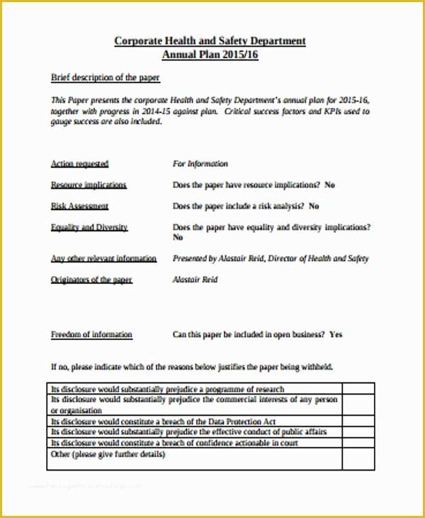 Free Dispensary Security Plan Template Of 29 Safety Plan formats