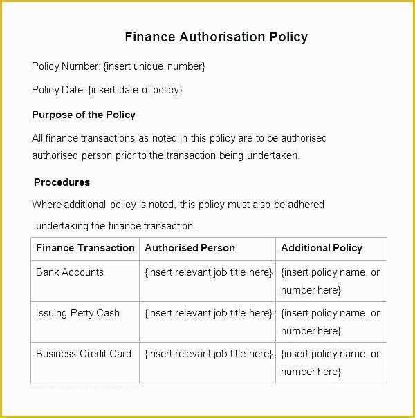 Free Dispensary Security Plan Template Of It Policies and Procedures Template Pany Policies and