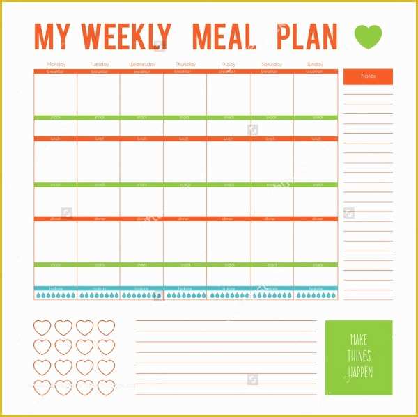 Free Dispensary Security Plan Template Of Meal Planner Template