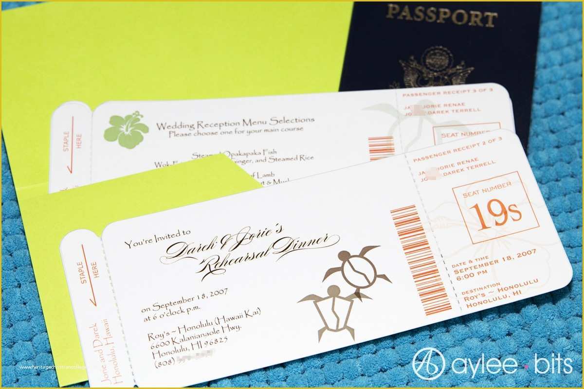 Free Diy Invitation Templates Of Diy Boarding Pass Invitation Save the Date