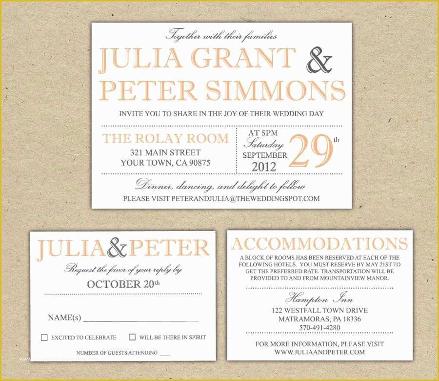 Free Diy Invitation Templates Of Diy Wedding Invitations