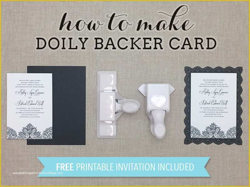 Free Diy Invitation Templates Of Free Lace Wedding Invitation Template and Tutorial