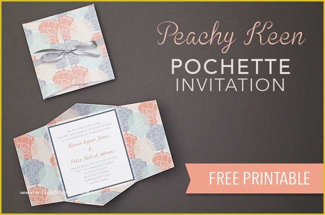 Free Diy Invitation Templates Of Free Wedding Invitation Printable Peachy Keen Pouchette