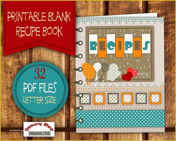 Free Diy Website Templates Of Diy Printable Recipe Book Recipe Binder by Honeybeeorganizing