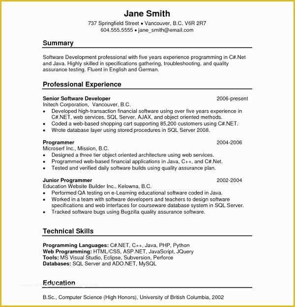 Free Doc Resume Templates Of 9 Resume Writing Templates & Samples Doc Pdf Psd