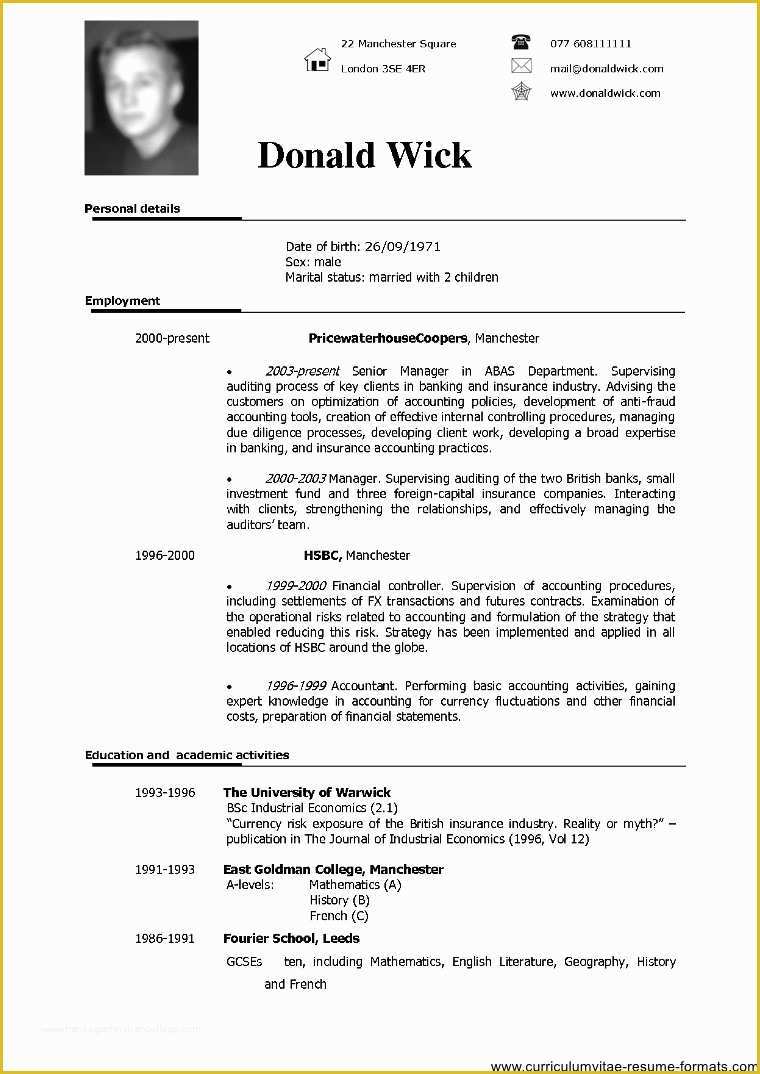 Free Doc Resume Templates Of Professional Resume Template Doc Free Samples Examples