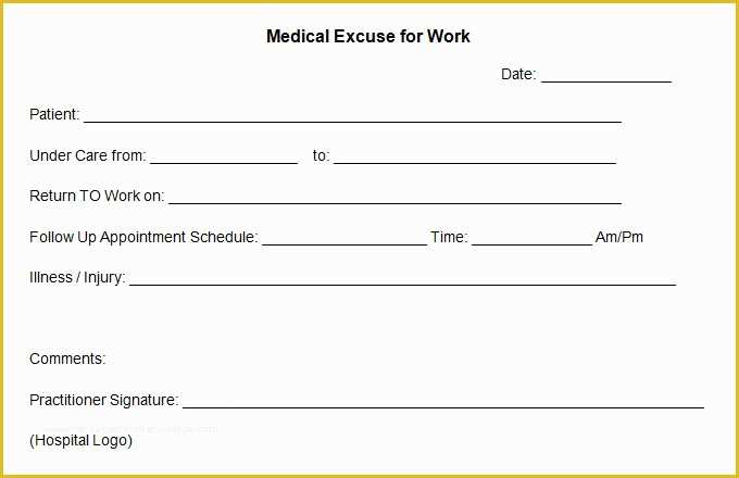Free Doctors Excuse Template Of 9 Doctor Excuse Templates Pdf Doc