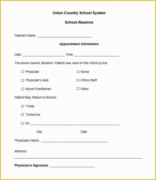 Free Doctors Excuse Template Of Bed Rest Doctors Note Sample Templates Resume Examples