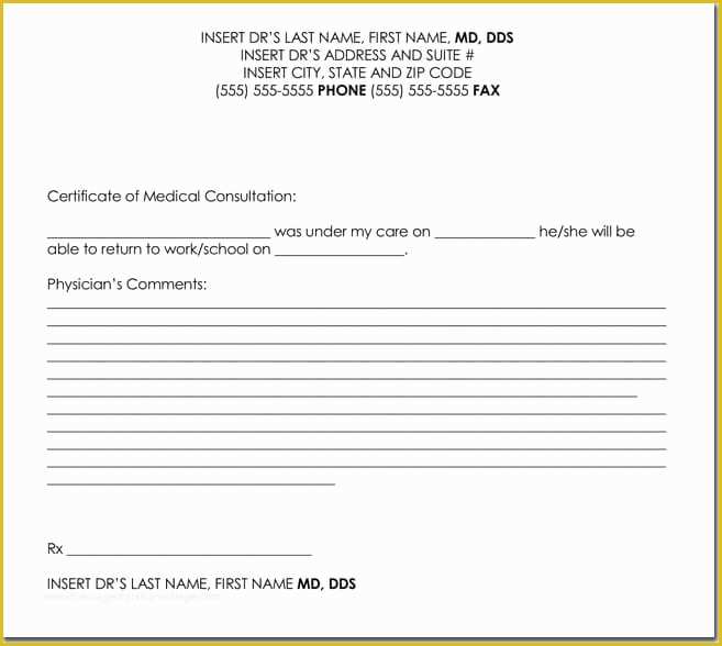 Free Doctors Excuse Template Of Doctor S Note Templates 28 Blank formats to Create