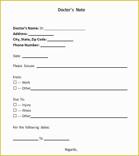 Free Doctors Excuse Template Of Urgent Care Doctors Note Template Beepmunk