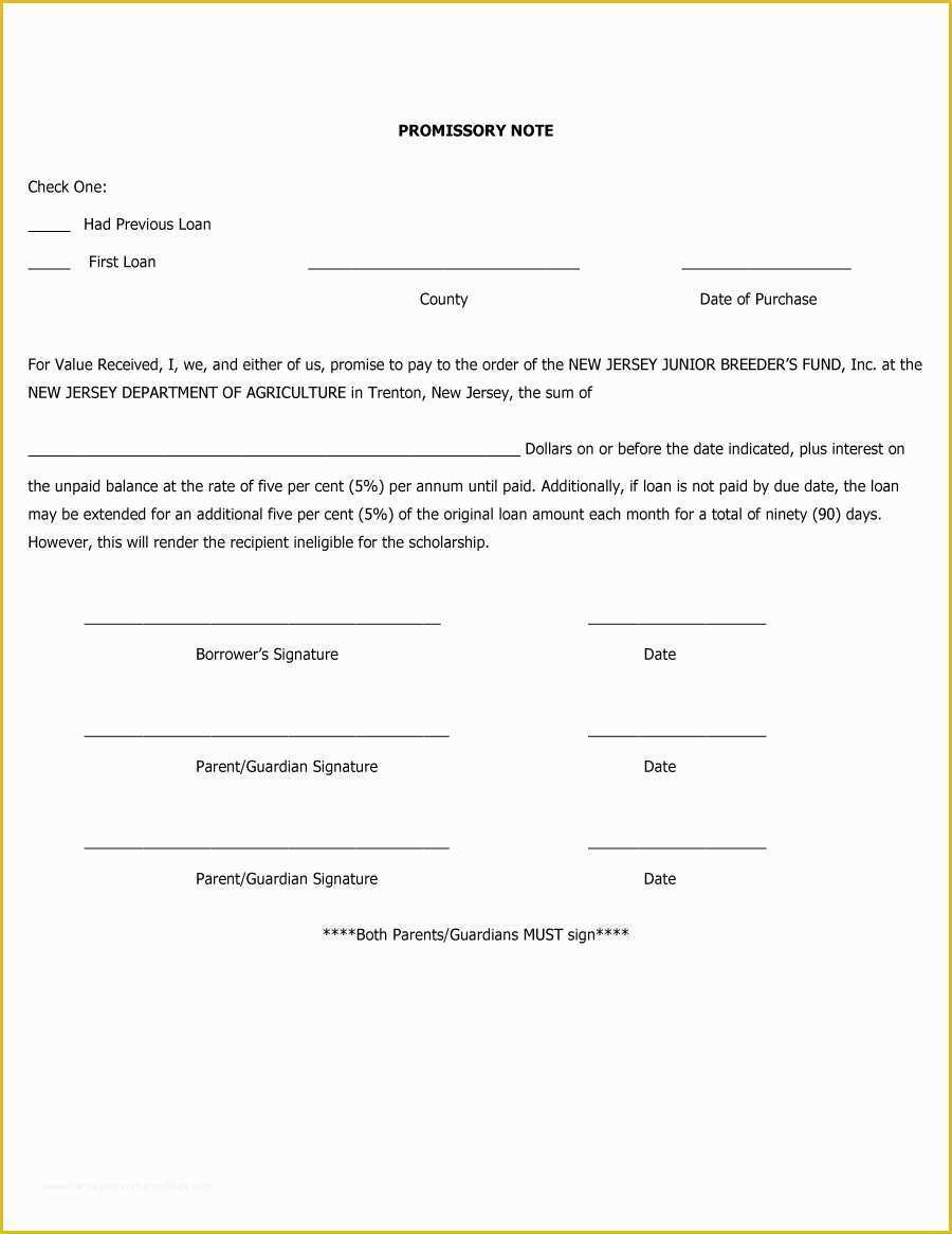 Free Document Templates Download Of 45 Free Promissory Note Templates & forms [word & Pdf