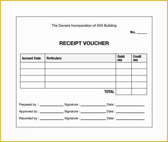 Free Document Templates Download Of Sample Receipt Voucher Template 8 Download Free