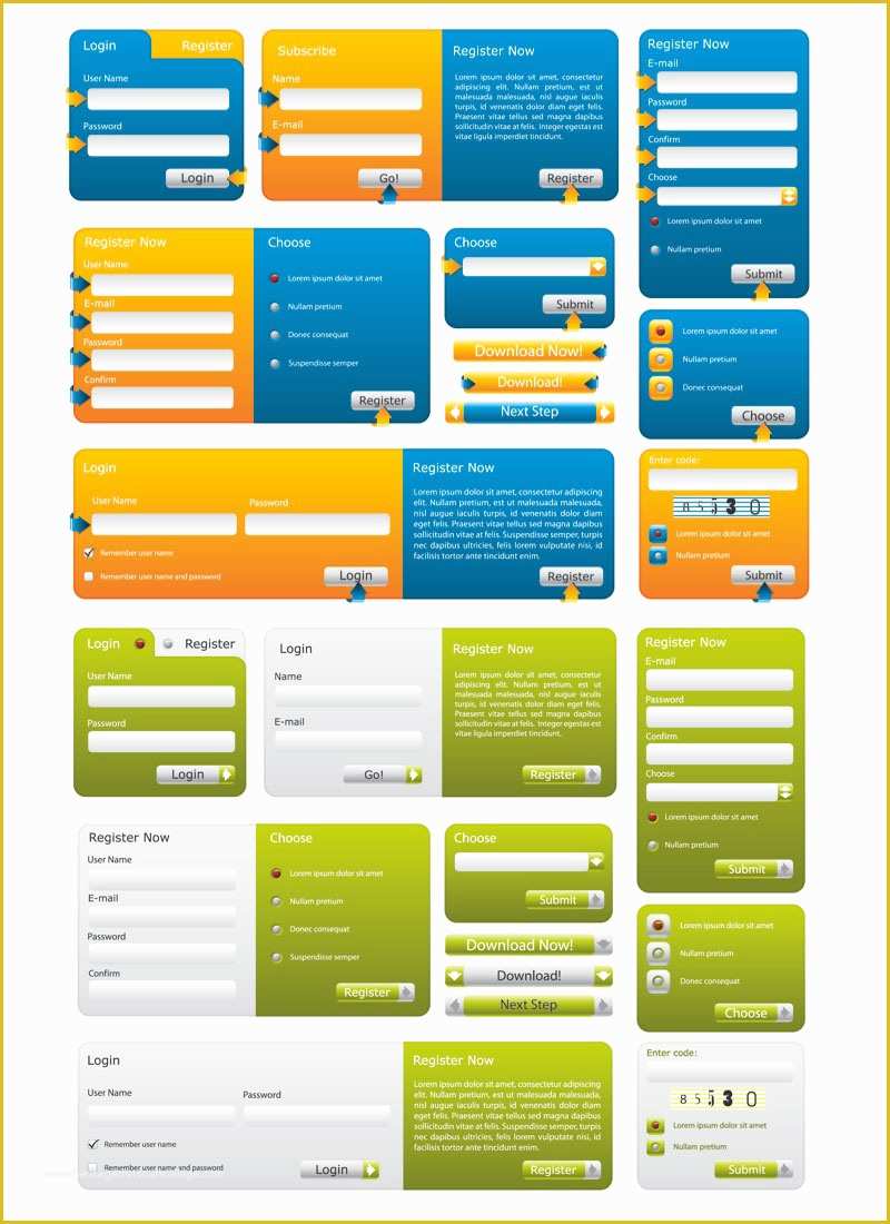 Free Document Templates Download Of Web forms Templates Vector