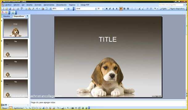Free Dog Powerpoint Template Of Dog Ppt Template Free Download Directfinal