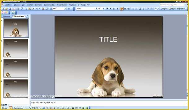 Dog Ppt Template Free Download