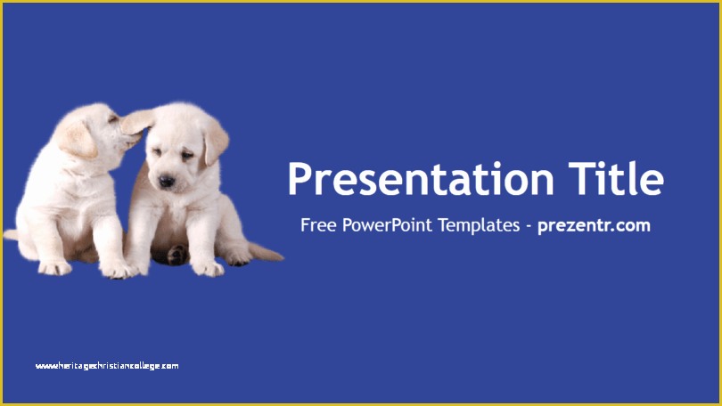 Free Dog Powerpoint Template Of Free Dogs Powerpoint Template Prezentr Powerpoint Templates