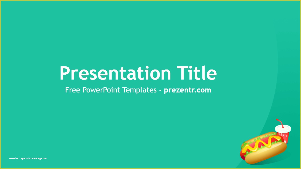 Free Dog Powerpoint Template Of Free Hot Dog Powerpoint Template Prezentr Powerpoint