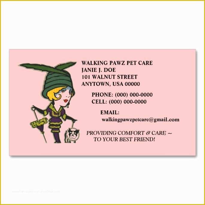 Free Dog Walking Business Card Template Of 2185 Best Animal Pet Care Business Card Templates Images