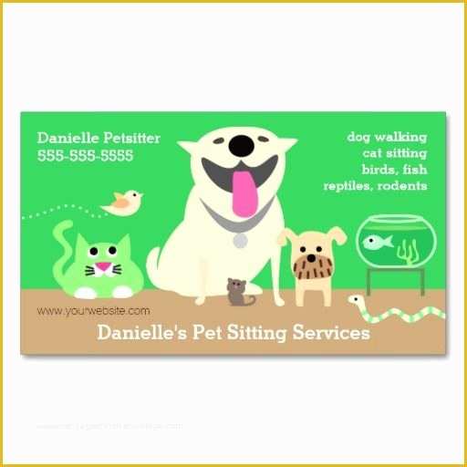 Free Dog Walking Business Card Template Of 37 Best Pet Sitting Business Cards Images On Pinterest