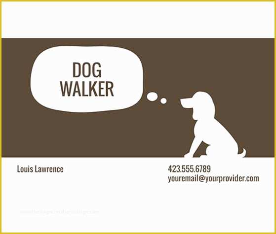 Free Dog Walking Business Card Template Of 46 Best Images About Dog Walking On Pinterest