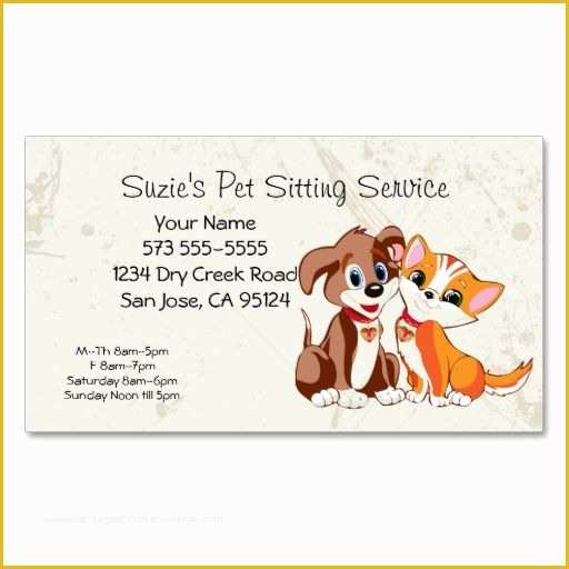 Free Dog Walking Business Card Template Of 50 Best Images About Pet Sitting Business Cards On