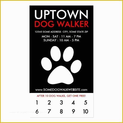 Free Dog Walking Business Card Template Of Animal Sitting Business Card Templates