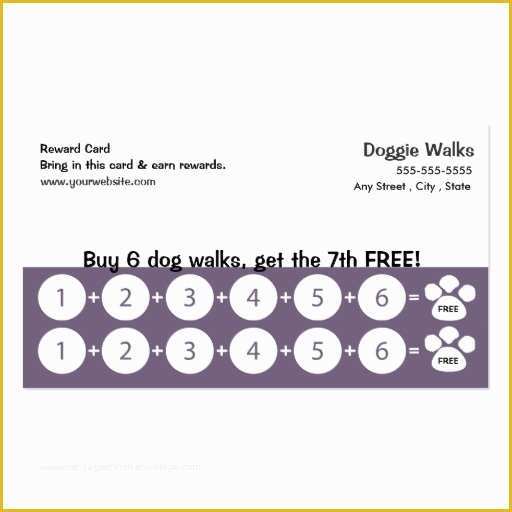 Free Dog Walking Business Card Template Of Dog Walking Business Card Loyalty Card