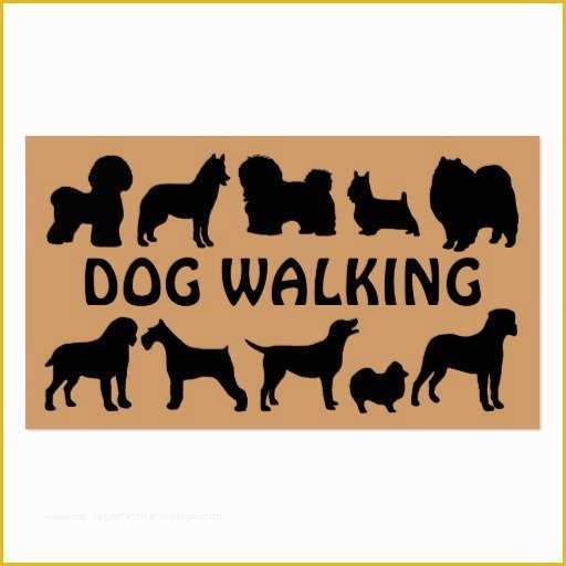 Free Dog Walking Business Card Template Of Dog Walking Business Card Templates