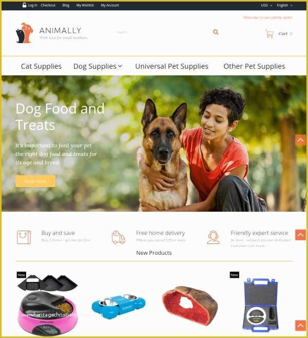 Free Dog Website Templates Of 23 Pet Website themes & Templates