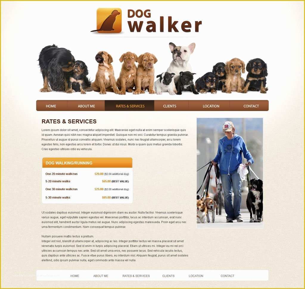 Free Dog Website Templates Of Dog Walker Website Template free-dog-website-templates-of-dog-walker-website-template