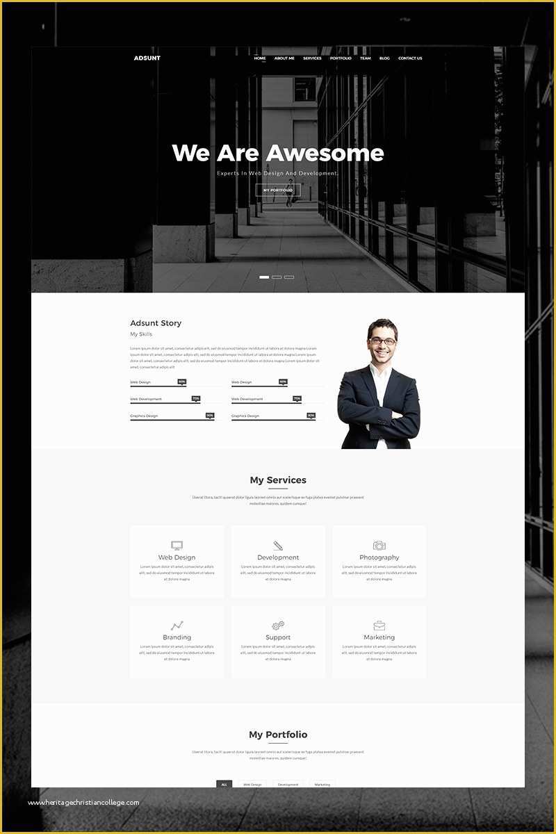 Free Domain for Sale Landing Page Template Of Adsunt E Page Portfolio Landing Page Template