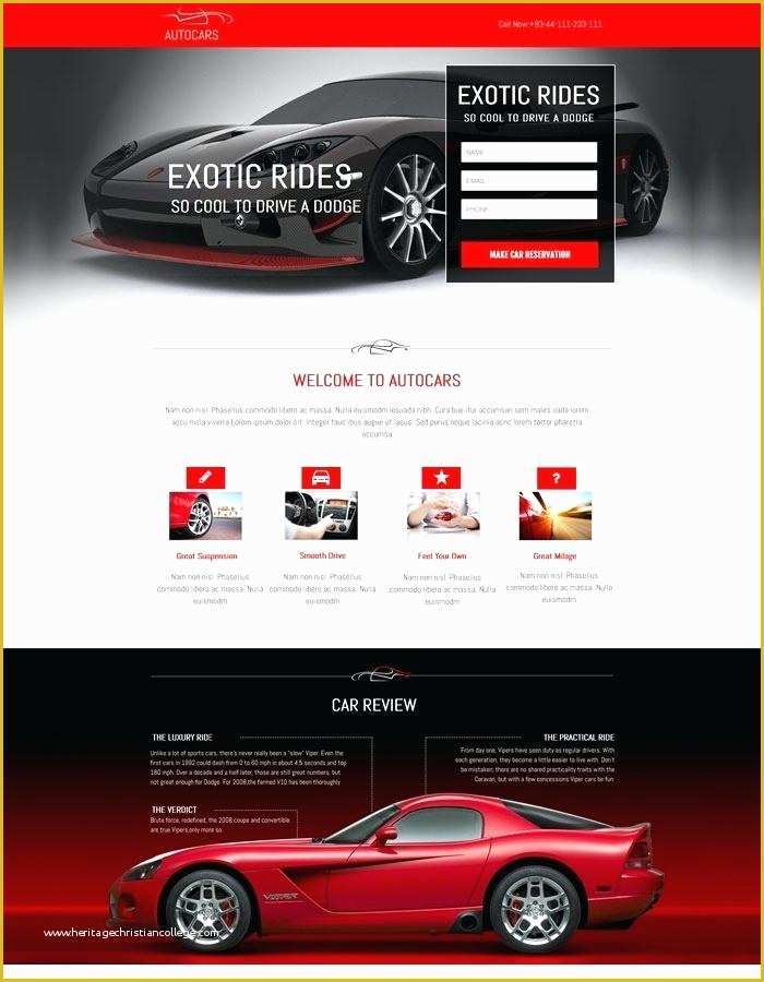 Free Domain for Sale Landing Page Template Of Automotive Landing Page Template