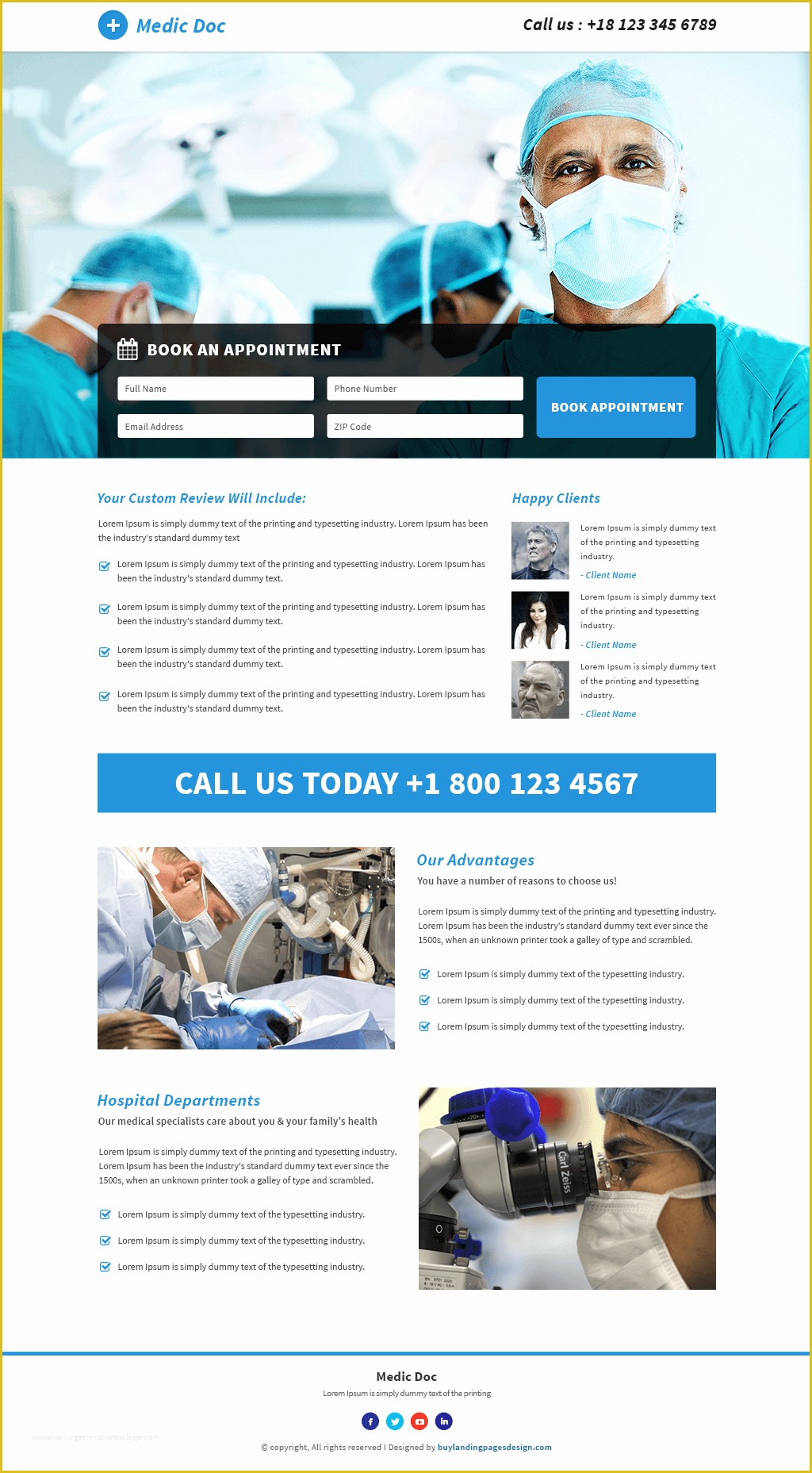Free Domain for Sale Landing Page Template Of Best Responsive Doctor Medical Template Buy Landing
